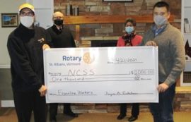 Northwestern Counseling & Support Services nets donation from Rotary Club of St. Albans